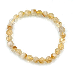 Citrine Stretch Bracelet Strength Within