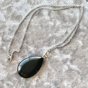 Products: Black Agate Necklace Strength Within