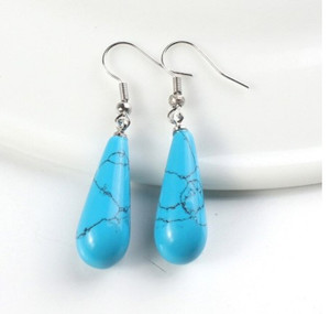 Turquoise Earrings Strength Within