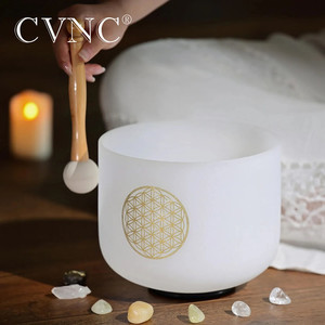 8-Inch Crystal Singing Bowl 528 Hz Strength Within