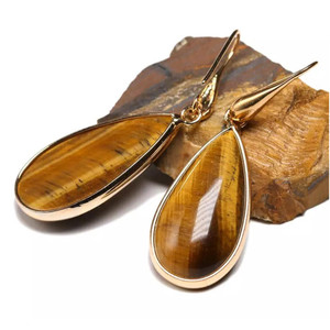 Products: Tiger Eye Earrings Strength Within