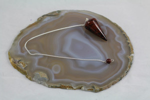 Mahogany Obsidian Crystal Pendulum Strength Within