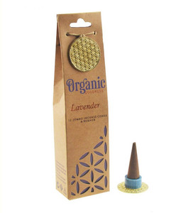 Lavender Incense Cones with Ceramic Holder Strength Within
