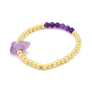 Products: Hematite & Amethyst - gold plated Strength Within