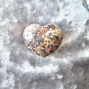 Products: Rhodonite crystal heart Strength Within