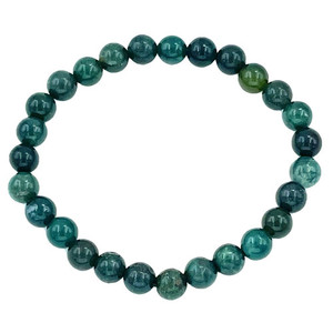 Products: Green Moss Agate Stretch Bracelet Strength Within