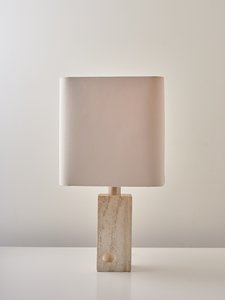 Products: Oversized Travertine Table Lamp by Fratelli Mannelli - STUDIO 11: 11