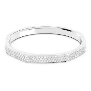 Bangle: DEXTERA BANGLE, SILVER RHODIUM PLATED