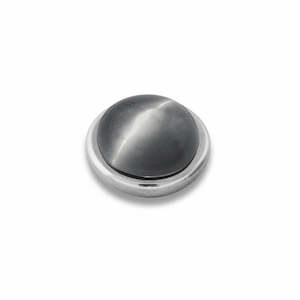 Topper: COMPLIMENTS SENCE SHINY SILVER DARK GREY TOPPER