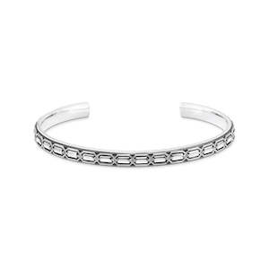 Bangle: CROCODILE ROCK OXIDISED NARROW BANGLE