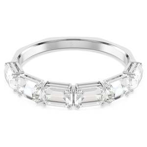 Bangle: MILLENIA BANGLE OCTAGON - WHITE, RHODIUM