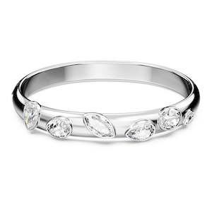 Bangle: IMBER BANGLE - WHITE, RHODIUM