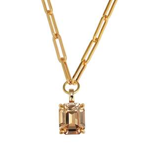 Octa Shiney Gold Golden Necklace