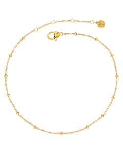 BEADED CHAIN ANKLET
