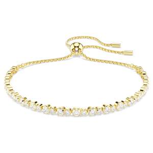 Bracelet: MATRIX TENNIS BRACELET - WHITE, GOLD
