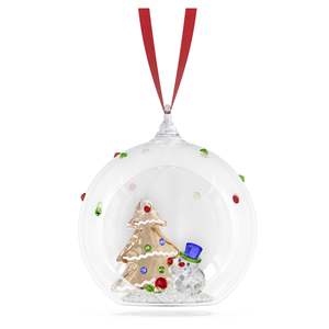 HOLIDAY CHEERS TREE AND SNOWMAN ORNAMENT