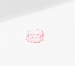 Wave Incense Holder Pink