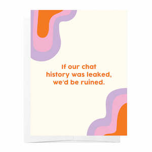 If Our Chat History Card