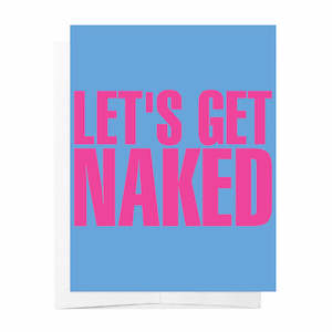 Flowers Gifting: Lets Get Naked Card