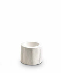 Home Decor: Ribbed Candle Holder Small