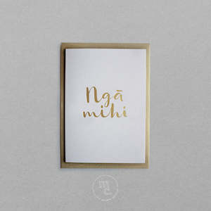 Ngā mihi Greeting Card