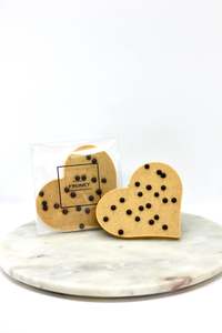Valentines Day: Valentines Chocolate Heart - Caramel Biscoff