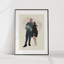 Custom 1: Custom angel portrait