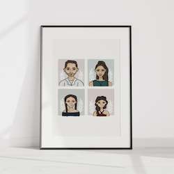 Custom family portrait