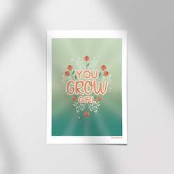 Sale: Grow girl â¢ Mini-print