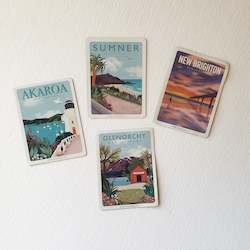 Fridge Magnets: Akaroa | Fridge magnet