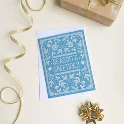 greeting cards: Season's Greetings • Leaf greeting card