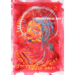 All: "Gauranga in Radha bhava" (2023) • PRINT