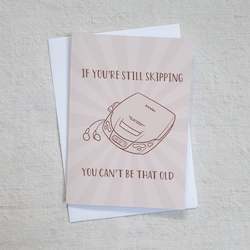 All: Still skipping • Greeting card