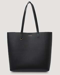 Work: Carter Tote - Black + Umber Chain