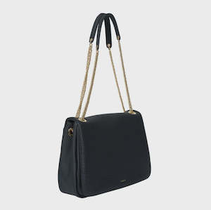 Evening Bags: Saben Florence Shoulder Bag Black Bubble