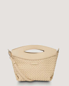 Evening Bags: Rocco Crossbody Raffia Stitched Weave