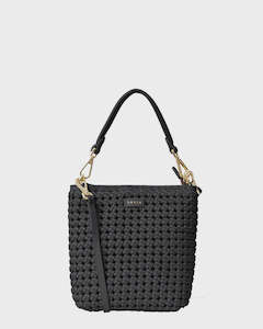 Coco mini bag - black fine braid