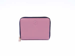 Wallets: Zip Wallet for Card/Coin & Notes - Pink