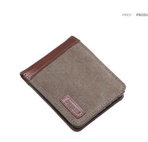 Wallets: Idaho Canvas Wallet – Brown