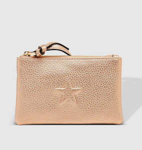Star PU purse - Pink Champagne