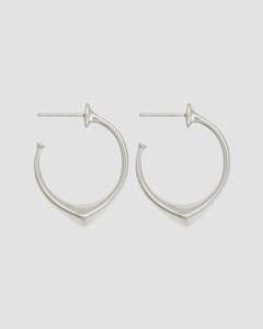 Earrings 1: Saba Hoops Silver