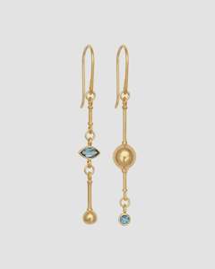Earrings 1: Ula Earrings Gold Vermeil