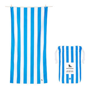 Quick Dry Beach Towel - Bondi Blue  L