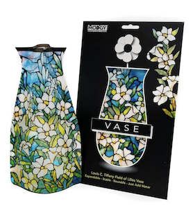 Home Decor: Tiffany field of lilies expandable vase