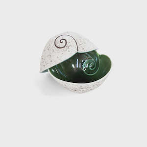 Plates And Platters: Spiral Bowl - Green