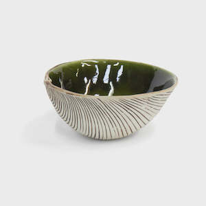 Cockle shell Bowl - Green