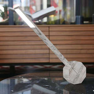 Octagon Desk Light - Ash