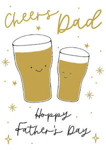 Hammond Gower - Cheers Dad - Fathers Day Card