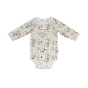 Clothing: Cotton Bodysuit 6mth Floral