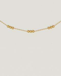 Necklaces 1: Alba Station Chain Gold Vermeil